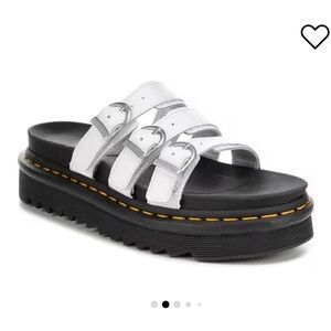 W7 - DR. MARTENS BLAIRE SLIDE PLATFORM SANDALS